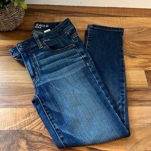 American Eagle Outfitters Hi-Rise Jegging Crop Super Stretch Size 0